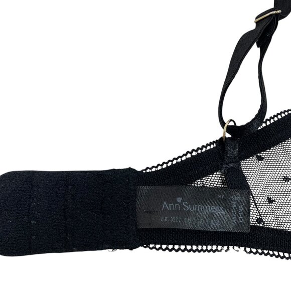 Ann Summers Elegant Black and champagne Lace Bra size 32DD - Picture 14 of 16